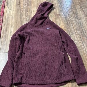 Patagonia Burgundy Fleece Capra Hoodie